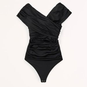 Abercrombie Sleek Seamless Ruched Wrap Bodysuit
